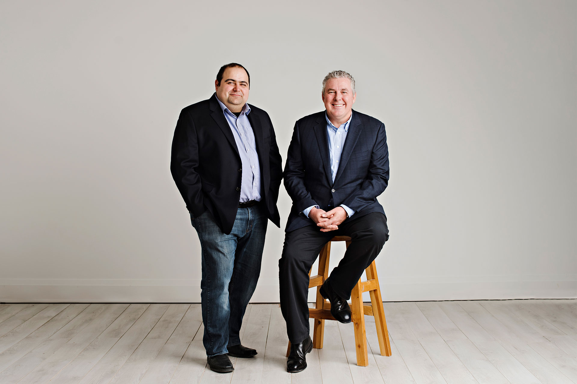 Dejero Founder, Bogdan Frusina (left) and CEO, Bruce Anderson (right)