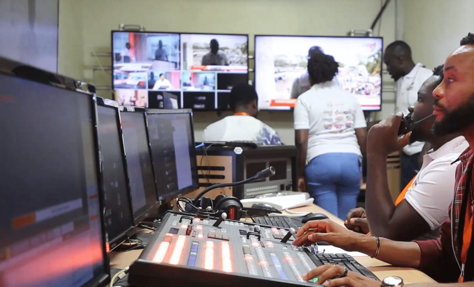 Ghana’s broadcaster control room