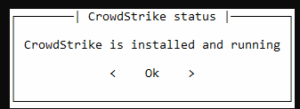 installed running