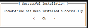 installed succeed