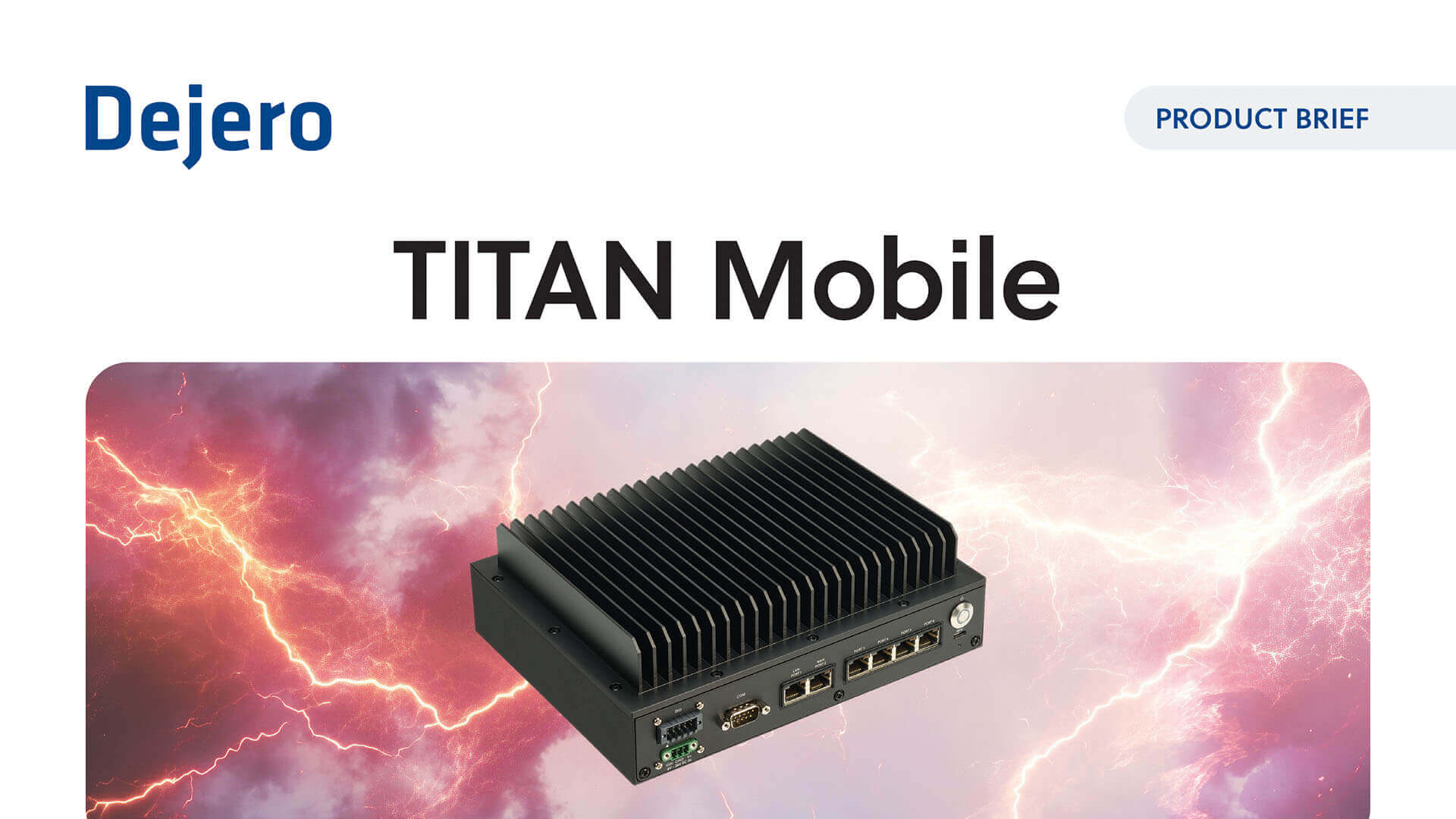 Dejero TITAN Mobile cover